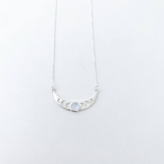 Moon Stone Phases Necklace