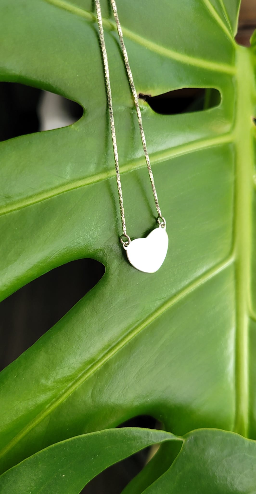 Silver Heart Dainty Necklace