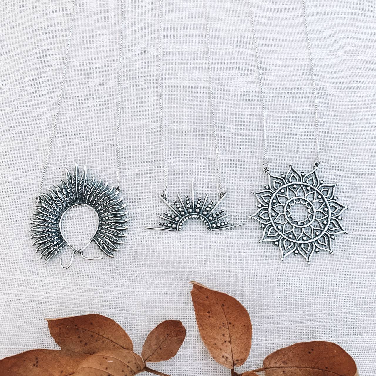 Large Sun Mandala Necklace