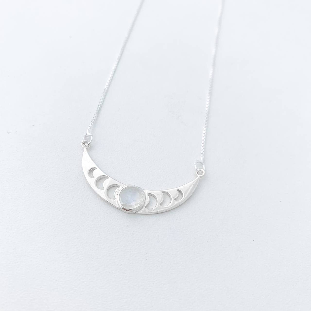 Moon Stone Phases Necklace