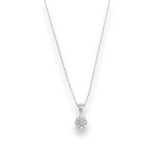 Sparkling Small Flower Necklace