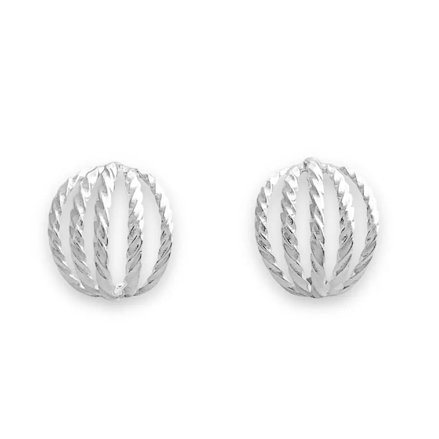 Twisted Twirl Stud Earring