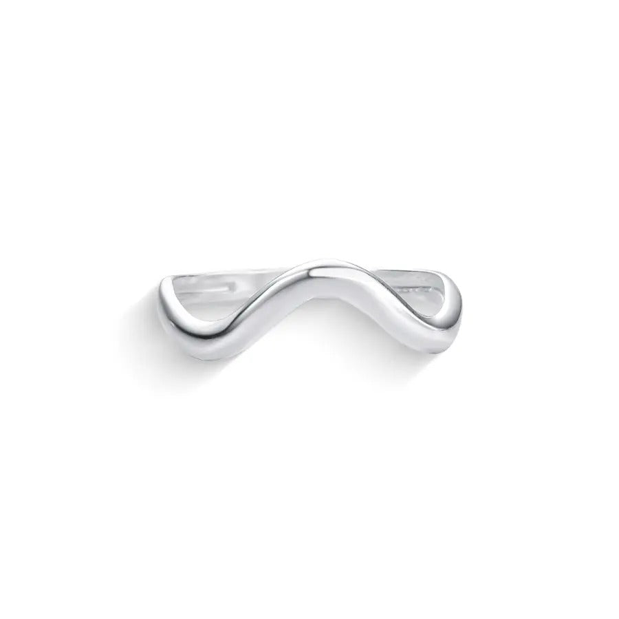 Wave Silver Ring