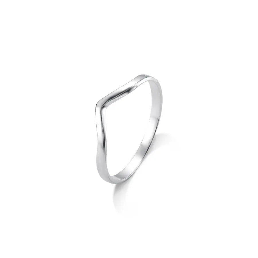 V Wavy Ring