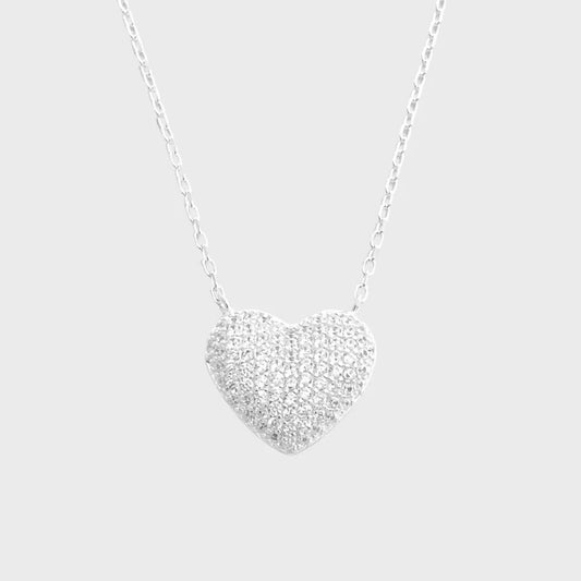 Sparkling Heart Necklace