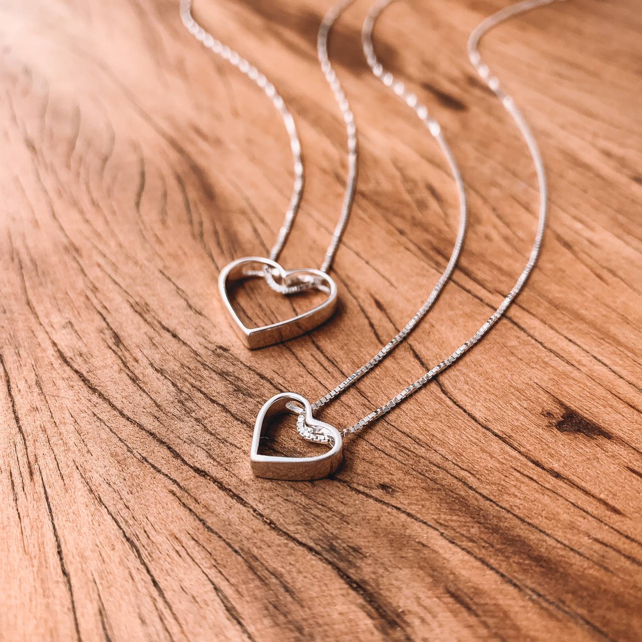 Hollow Heart Necklace