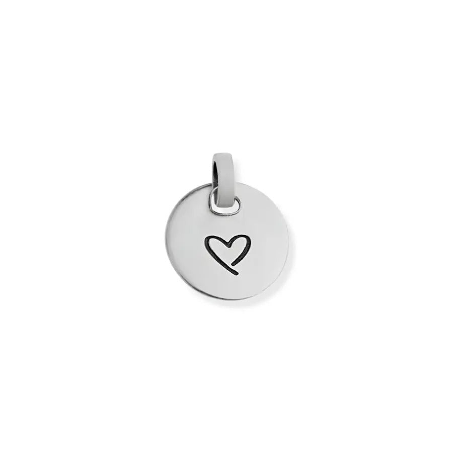 Heart Disk Pendant