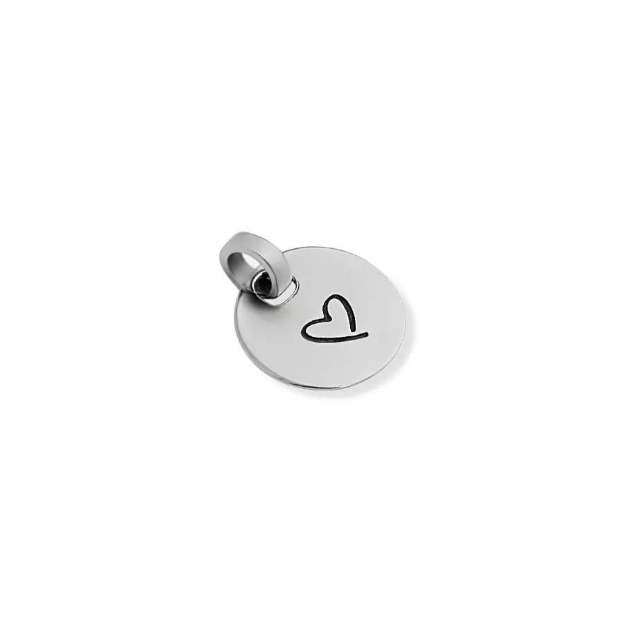 Heart Disk Pendant