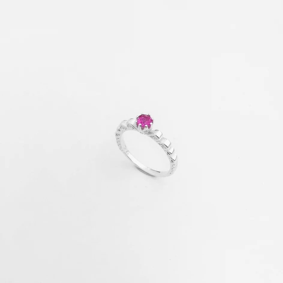 Solitaire Zirconia Ring