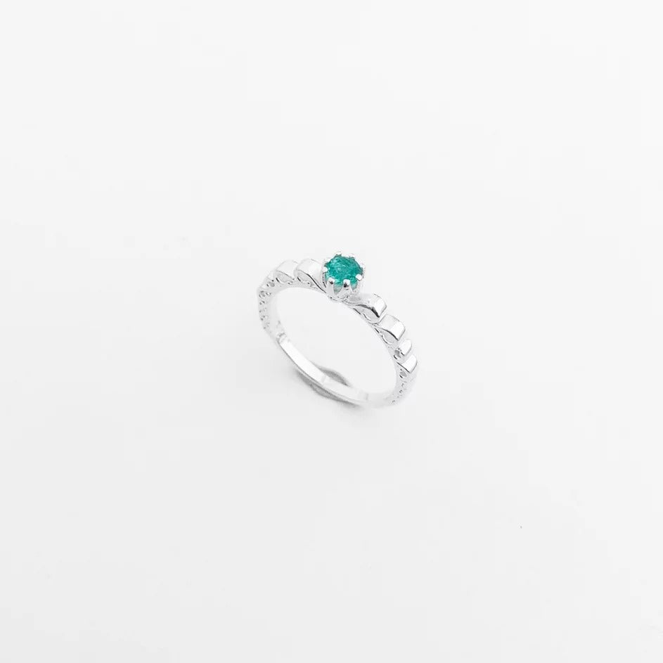 Solitaire Zirconia Ring