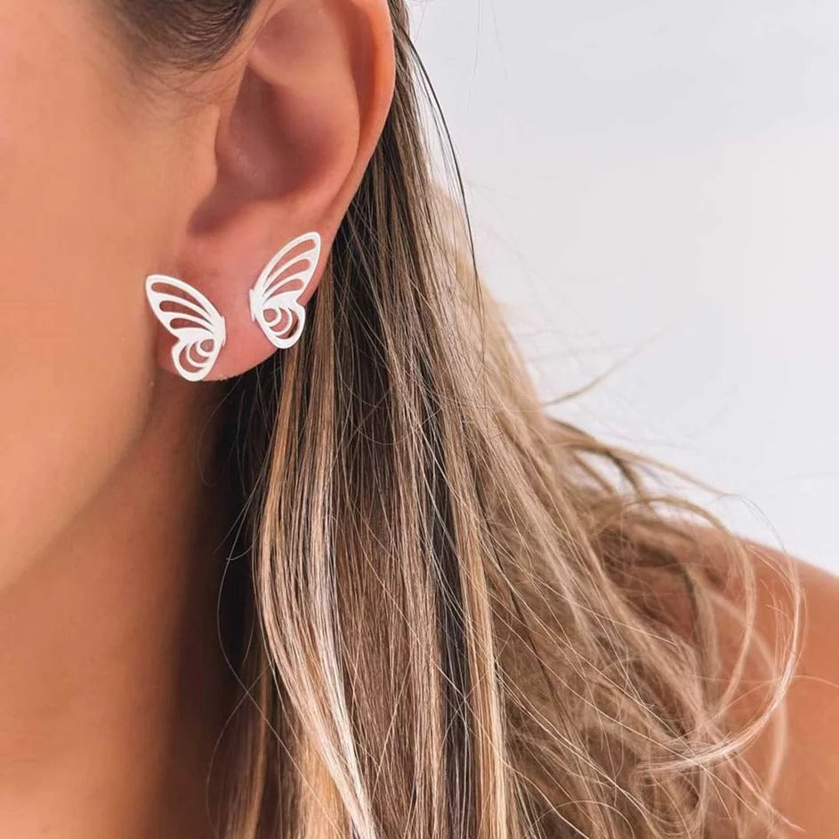 Charming Butterfly Wings Earring