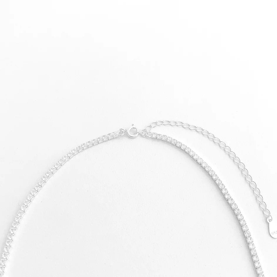 White Riviera Chain Necklace