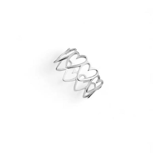 Open Heart Wrap Ring