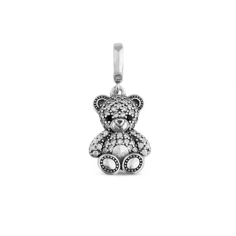 Teddy Bear CZ Charm