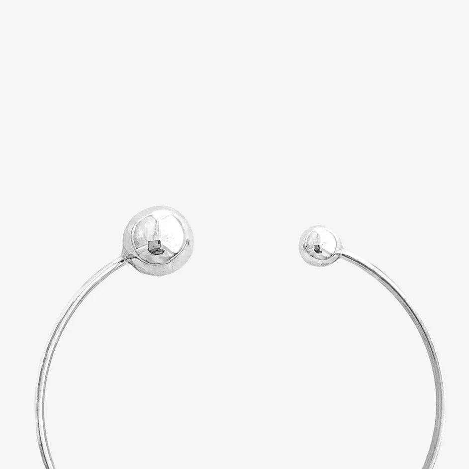 Open Bangle Bead Bracelet