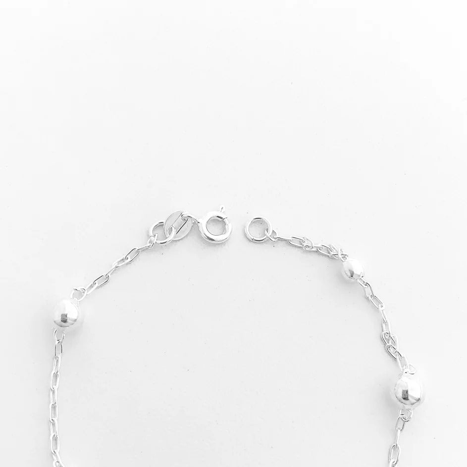 Silver Beads Bracelet