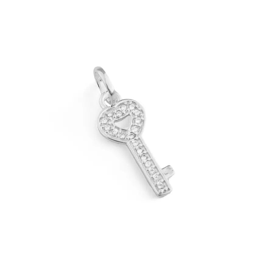 CZ Key Pendant