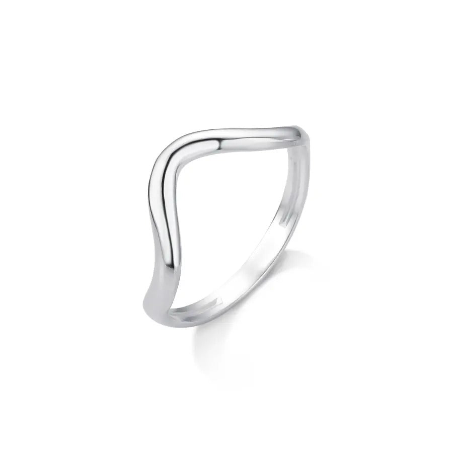 Wave Silver Ring