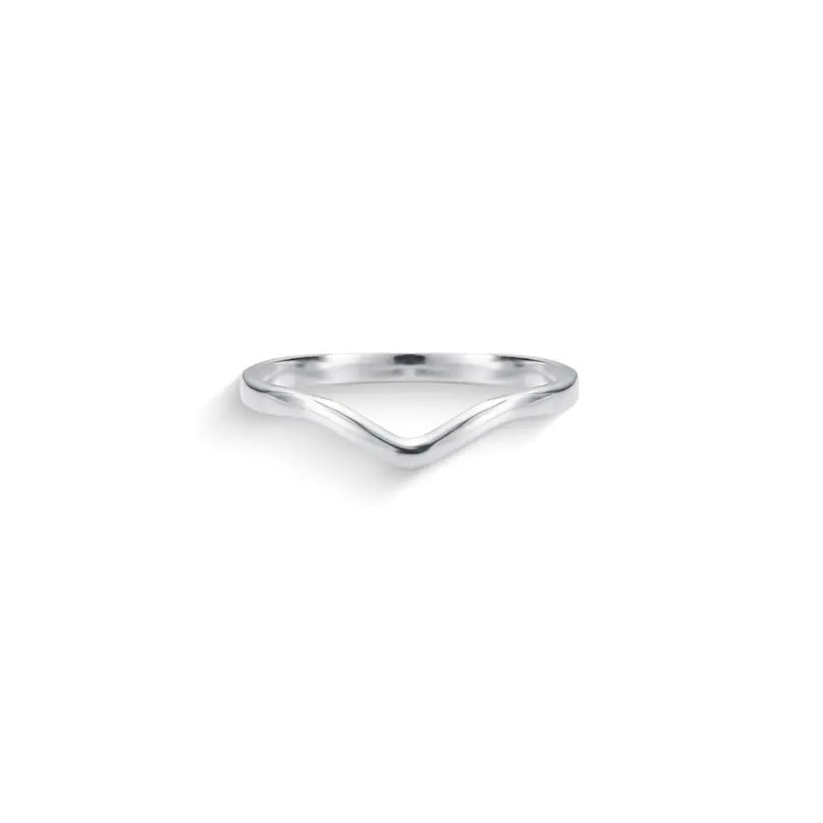 V Wavy Ring