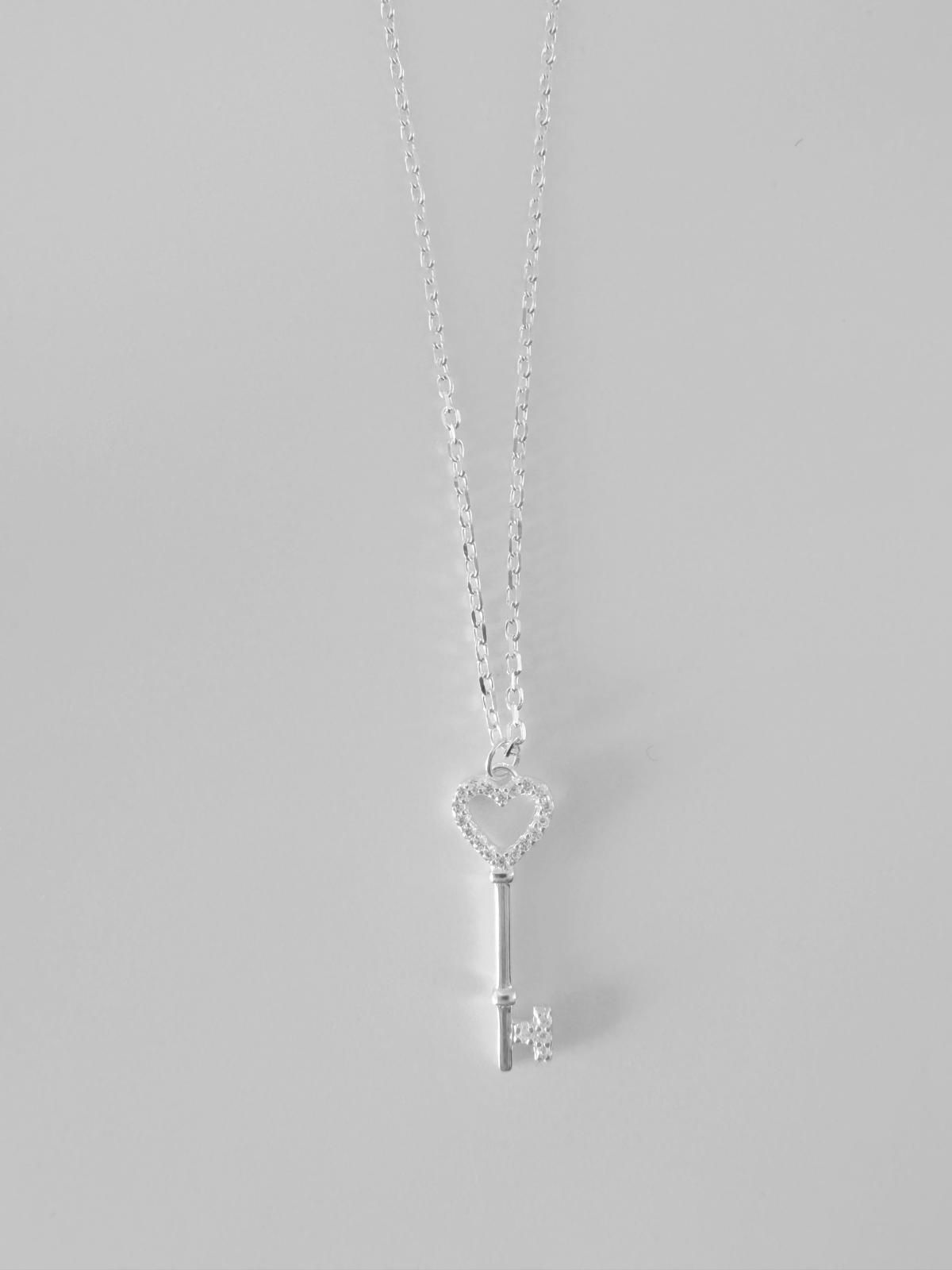 CZ Key Necklace