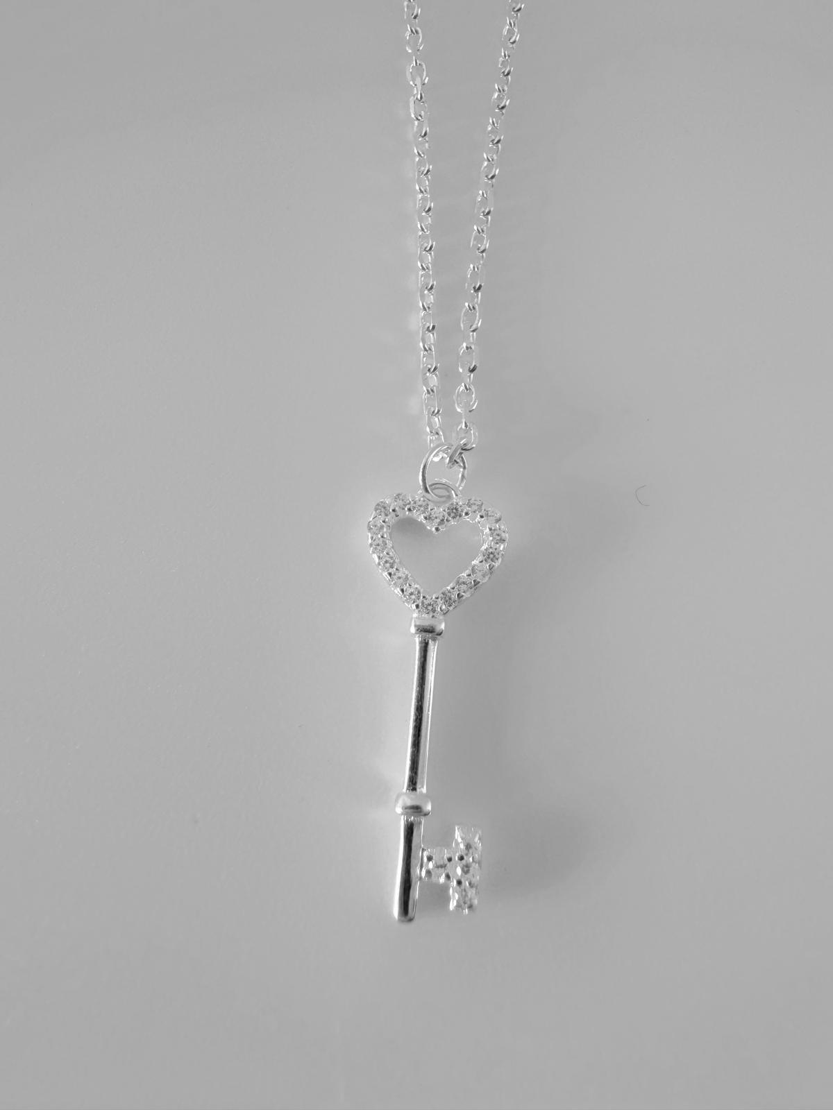 CZ Key Necklace