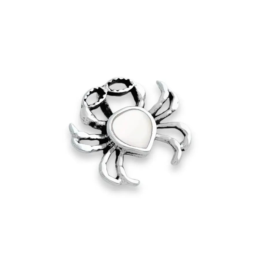 Mother of Pearl Crab Pendant