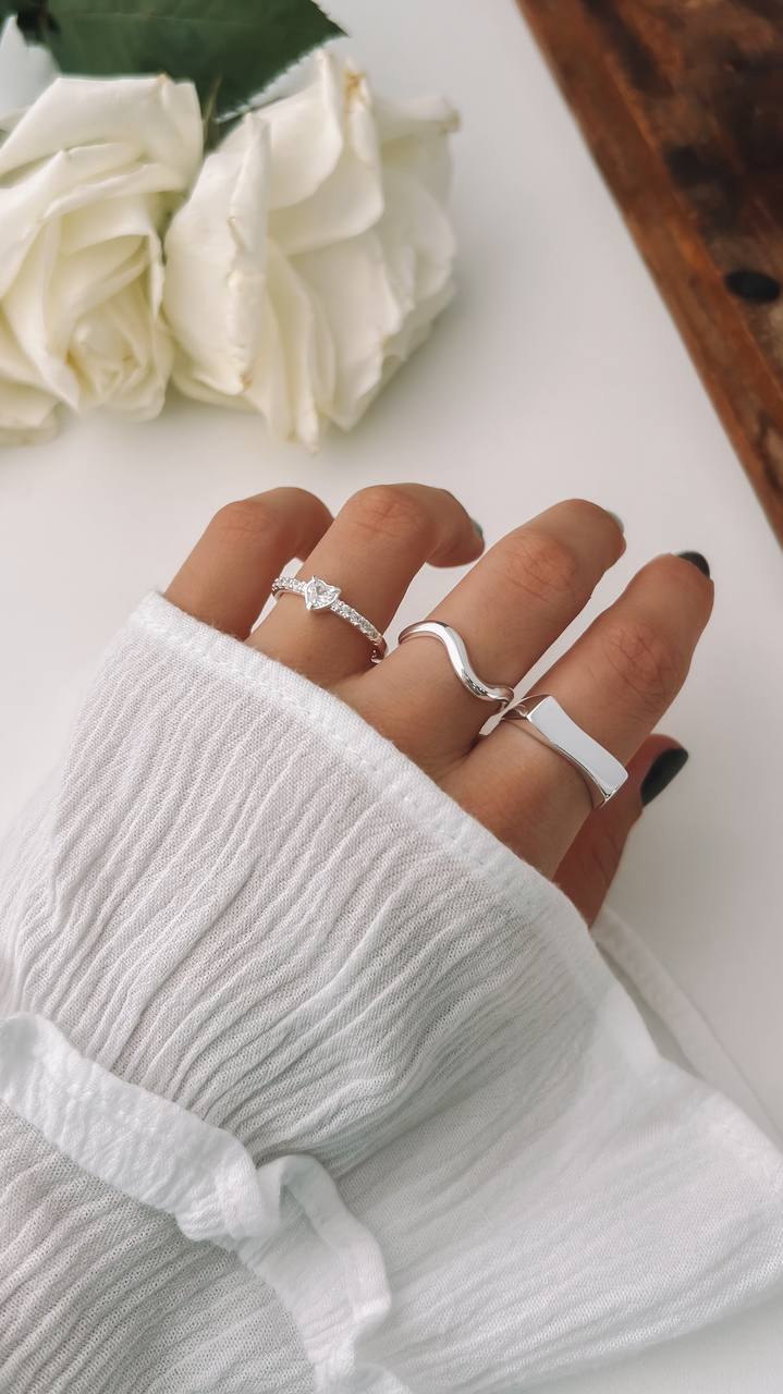 Wave Silver Ring